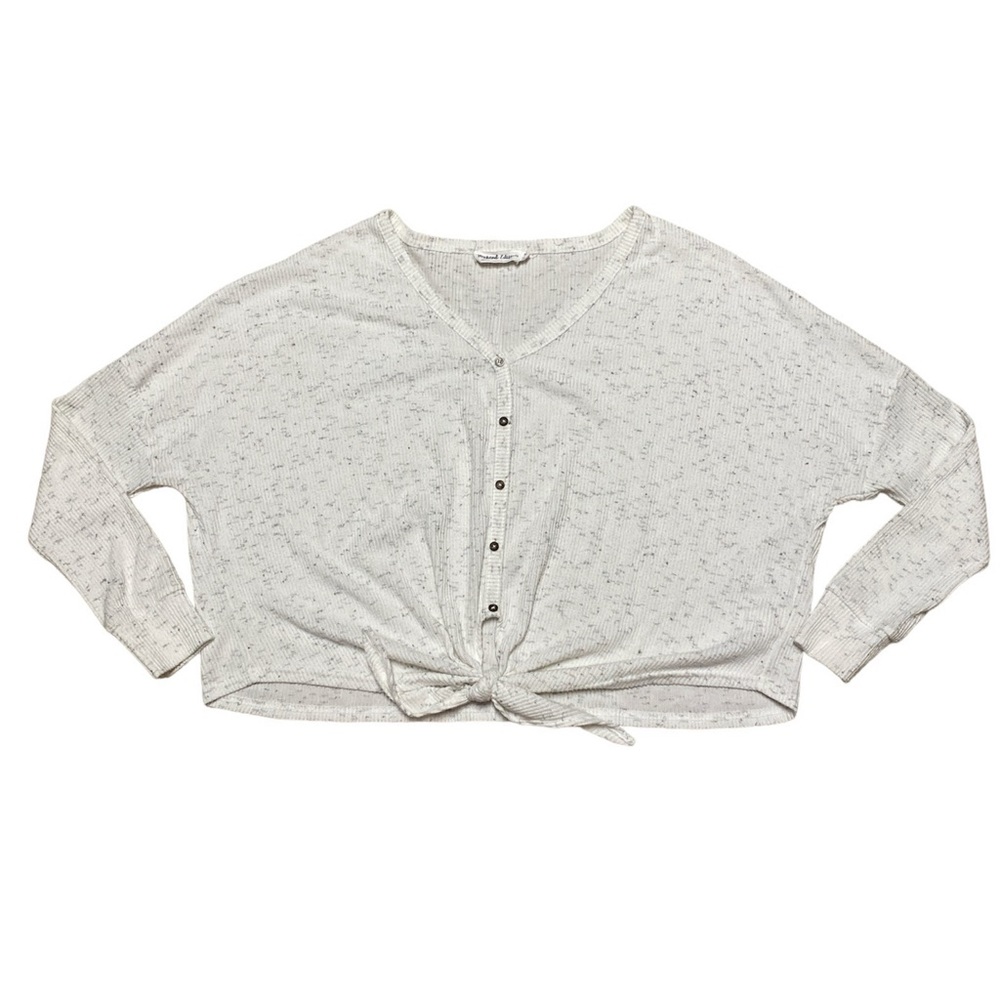 Weekend Edition Long Sleeve Top Women’s XL Casual Cropped Lightweight Sweater
